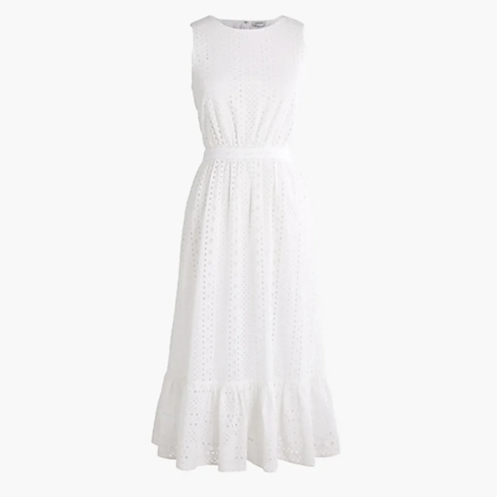 J. Crew‎ | White Eyelet Dress